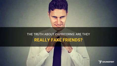 are capricorns fake friends